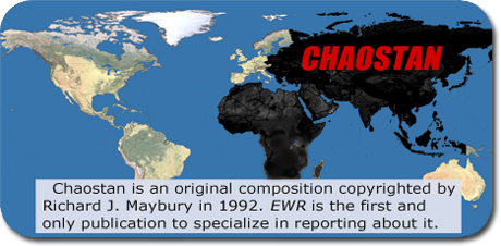 world map of countries that make up Chaostan